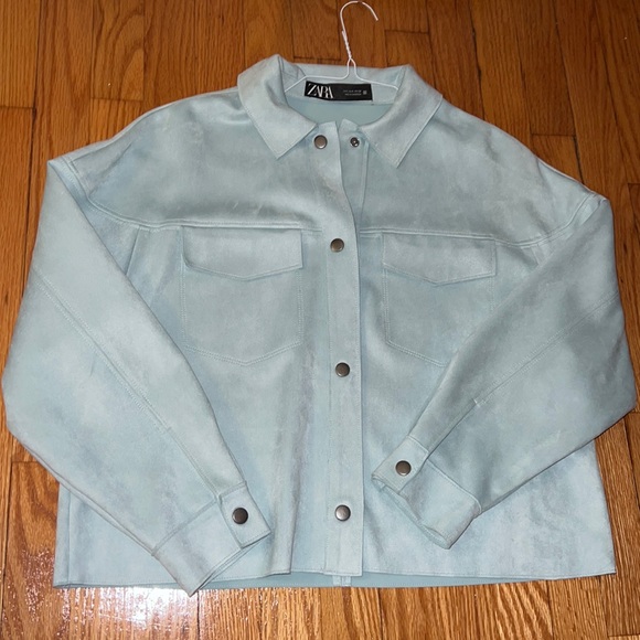Zara Faux Suede Jacket - Picture 3 of 6
